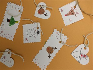 Pack of 6 handmade Gift Tags.